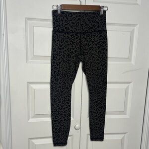 Athleta Women’s Black Leopard Leggings
